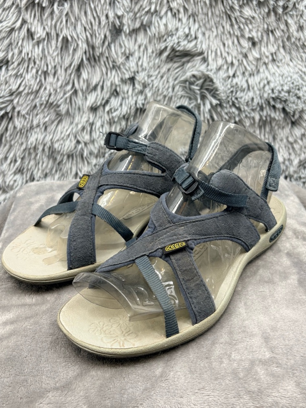 KEEN Sandals Womens 8 La Paz   Sport Blue Strappy Open Toe Casual Outdoor